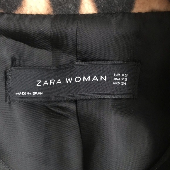ZARA Leopard and Colorblock Coat - Picture 5 of 8